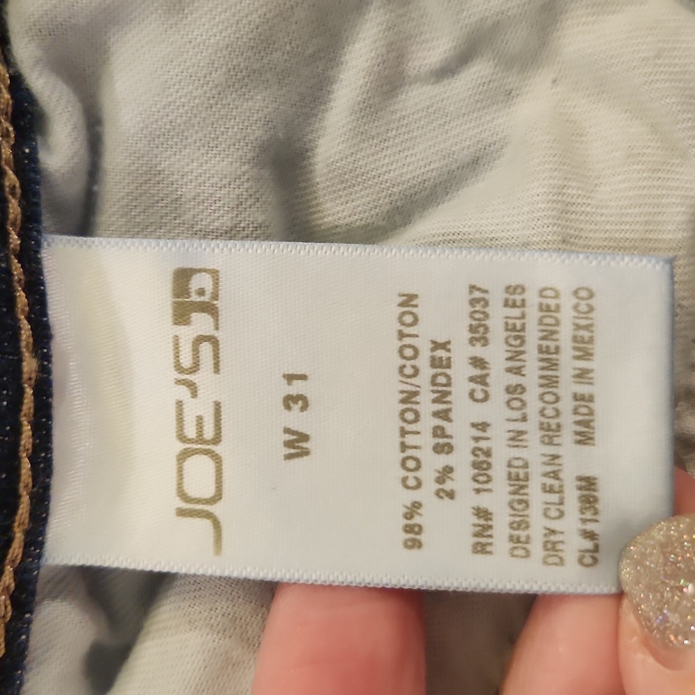 Joe's Jeans Blue Distressed "Kaegan" Skinny Jeans Size 31! - Picture 3 of 10